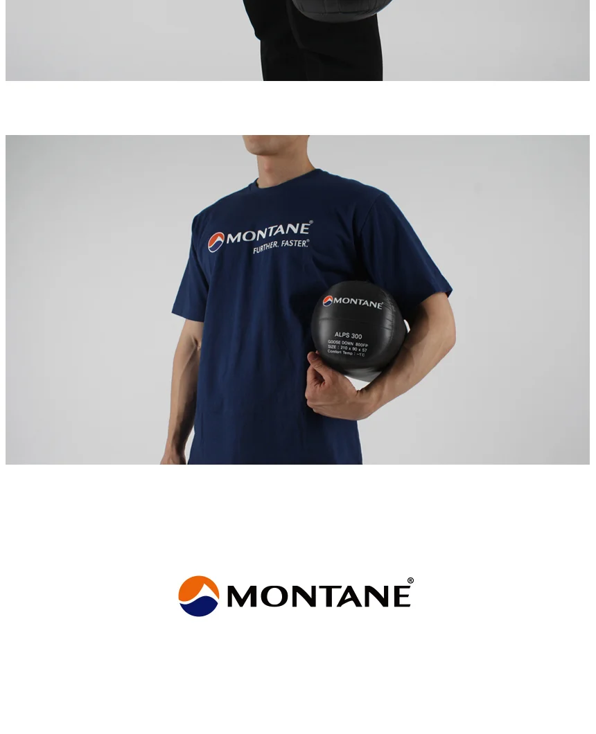 몬테인 알프스 300 구스다운 800FP 90:10 거위털 3계절 초경량 다운 하계 침낭 상세 이미지 9